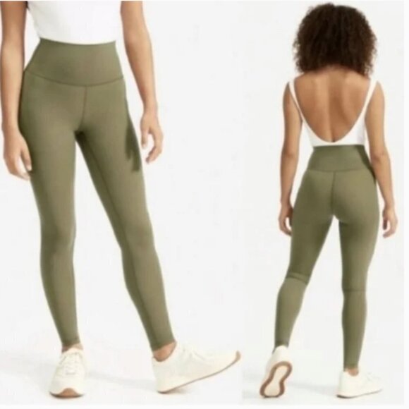 Everlane Pants - Everlane The Perform Renew Legging Green size XS